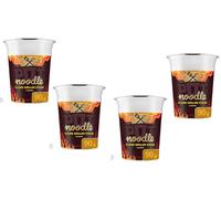 Noodle Flame Grilled Steak 4 x 90g Packs,Flame Grilled Steak flavour delivers an intense, savoury taste experience with authentic grilled meat notes in every bite