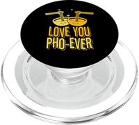 Noodle Food Love You Pho Ever Vietnamese Soup PopSockets PopGrip for MagSafe