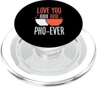 Noodle Food Love You Pho Ever Vietnamese Soup PopSockets PopGrip for MagSafe