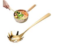 Noodle Grabber - Jagged Edge Server, Stainless Steel Lifter, Liquid Draining Action, Spaghetti Plating Function, Kitchen Hardware, Metal Silver 190 Characters Exactly Unique Style Choice Words