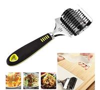 Noodle Lattice Roller Home 8 inch High Grade Stainless Steel Noodle Lattice Roller Docker Dough Cutter Spaghetti Maker for Kitchen Cooking Tools
