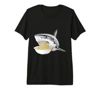 Noodle Loving Ocean Fish Ramen Bowl Humorous Graphic Premium T-Shirt
