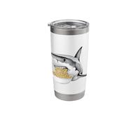 Noodle Loving Ocean Fish Ramen Bowl Humorous Graphic Stainless Steel Insulated Tumbler