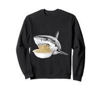 Noodle Loving Ocean Fish Ramen Bowl Humorous Graphic Sweatshirt