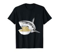 Noodle Loving Ocean Fish Ramen Bowl Humorous Graphic T-Shirt