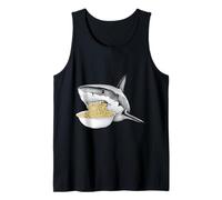 Noodle Loving Ocean Fish Ramen Bowl Humorous Graphic Tank Top
