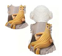 Noodle Lying Down L Pet Apparel for Small Dogs-Cute Summer Outfit for Puppy, Soft Breathable Pet Clothes for Cat
