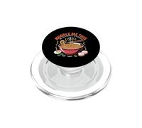 Noodle me this: why is happiness so steamy? Cute Ramen PopSockets PopGrip for MagSafe