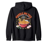Noodle me this: why is happiness so steamy? Cute Ramen Zip Hoodie