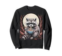 Noodle Nights Raccoon Moonlight Ramen Sweatshirt