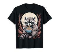 Noodle Nights Raccoon Moonlight Ramen T-Shirt