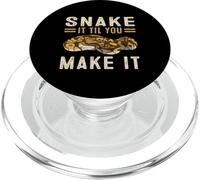 Noodle Reptile Design For Ball Python Herpetologist PopSockets PopGrip for MagSafe