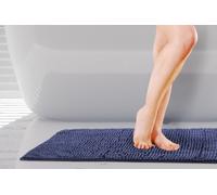 Emma Barclay Noodle Soft Touch Non-Slip Bathroom Rug in Navy - Bath Mat 45x75cm