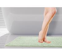 Emma Barclay Noodle Soft Touch Non-Slip Bathroom Rug in Sage Green - Bath Mat 45x75cm