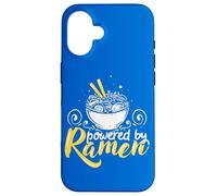 Noodle Soup Bowl For A Foodie Funny Quote Powered By Ramen Case for iPhone 16