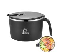 Noodle Soup Bowl - Meal Prep Container - Instant Noodle Bowl | for Dinner, Breakfast, Snack, College, Office, Kitchen, Travel, Picnic, Work, Camping,