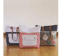 Noodlehead Caravan Tote and Pouch Pattern, Multicolor