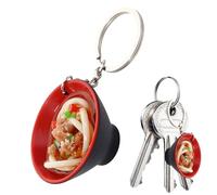 Noodles Keychain - Simulated Cute Key Ring, Imitation Food Keyring, Cute Key Ring | Unique Decorative Accessory For Men And Women, Pendant Accessories For Noodle Lover
