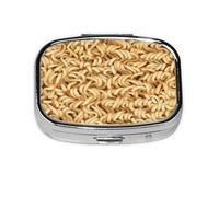 Noodles,Meta Pill Box 2 Compartment Medicine Case,Portable Organizer,Rectangle Meta Portable Organizer Pill Box 301 Compartment Medicine Case