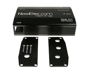NooElec Extruded Aluminum Enclosure Kit, Black, for "Ham It Up Plus Barebones" RF Upconverter for NESDR and RTL-SDR radios