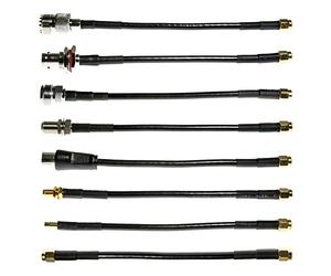 NooElec SMA Cable Connectivity Kit - Set of 8 RF Adapter Cables for NESDR SMArt (RTL-SDR), HackRF One and Other SMA Software Defined Radios. SMA, BNC, Type-F, Type-N, PL-259, PAL, MCX & RP-SMA.