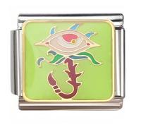 NOOFNO Italian Bracelet Charm,9mm,Botanical Devil's Eye,Nature & Mystique > The Devil's Eye