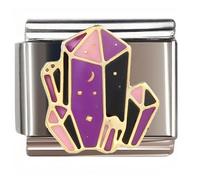 NOOFNO Italian Bracelet Charm,9mm,Celestial Geometric Crystal,Cartoon > Castle