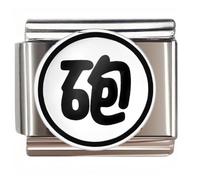 NOOFNO Italian Bracelet Charm,9mm,Chinese Chess Pao Character,Entertainment & Leisure > Chinese Chess