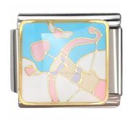 NOOFNO Italian Bracelet Charm,9mm,Cute Cupid Heart Arrow,Cartoon > Cute