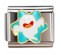 NOOFNO Italian Bracelet Charm,9mm,Cute Star Ghost,Holiday > Halloween