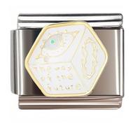 NOOFNO Italian Bracelet Charm,9mm,Devil's Eye Future Path,Nature & Mystique > The Devil's Eye