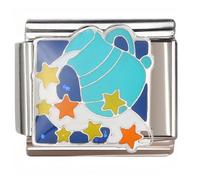 NOOFNO Italian Bracelet Charm,9mm,Starry Castle,Cartoon > Castle