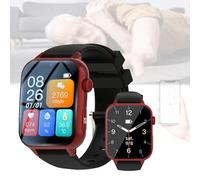 NOOGRRFA Elderly Smart Watch With Fall Detection,Curved Screen Bracelet,1.83" Hd Screen,Video Call,With Gps Tracking,Sos Alert,Fall Alarm,Event Reminder,Multilingual Settings,Healthy Monitor A