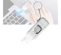 NOOGRRFA Fingerprint Encrypted USB Drive,High Speed USB 3.0 Flash Drive,for Data Storage,USB+Type-C，Partition Encryption,Strong Compatibility,Build-in 32/64/128/256/512G for Secure Data 512GB