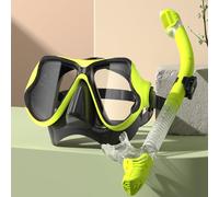 NOOGRRFA Low Volume Freediving Goggles,With Full Dry Breathing Tube,Soft Silicone,Tempered Scratch-Resistant Lens,Hd Anti-Fog,Strong Fit,Breathing Smoothly,For Diving,Snorkeling,Swimming C