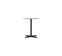 Audo Nook Dining Table Ø60 Black/ Kunis Breccia