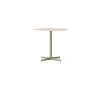 Audo Nook Dining Table Ø80 Olive/ Sand