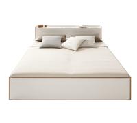 Nook Double bed CPL White Müller Möbelwerkstätten NK160 2 - NK-160-2