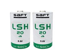 NOOKK (2-Pack) LSH20 D 3.6V 13000mAh Primary Lithium Battery for SAFT LSH20 Smart Water Meter ER34615M