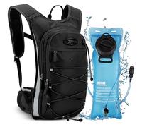NOOLA Insulated 3L Hydration Backpack for Hiking 15L Lightweight Running Water Backpack Hydration Pack for Men Women Hydro Daypack Bag with TPU Water Bladder for Biking Climbing Cycling,Black