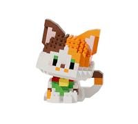 NOOLY Animal Micro Building Blocks Set Mini Cat Building Toy Bricks Kits for Adult and Kids WKLJM-09 (2 in 1 Calico cat)
