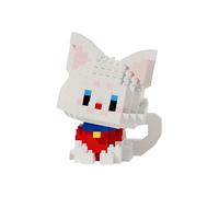 NOOLY Animal Micro Building Blocks Set Mini Cat Building Toy Bricks Kits for Adult and Kids WKLJM-09 (2 in 1 White cat)
