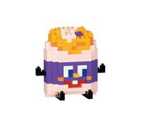 NOOLY Food Series Micro Building Block for Kids and Adults Home and Office Decoration Toy WKLJM-04 (Sweet Taro Pie, 216 Pcs) 8932