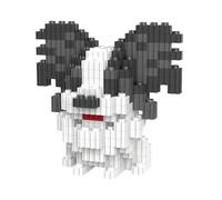 NOOLY Micro Dog Building Blocks, Pet Bricks Sets for Adults and Boys Girls CLJM-01 (Butterfly Dog)