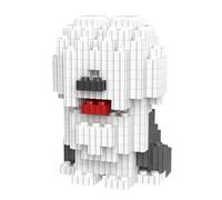 NOOLY Micro Dog Building Blocks, Pet Bricks Sets for Adults and Boys Girls CLJM-01 (Old English Sheepdog)