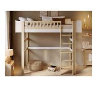 Noomi Kayla High Sleeper Bed White | Size: EU Single Noomi White EU Single
