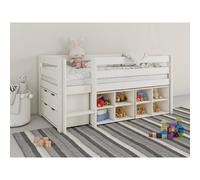 Noomi Mid Sleeper Shorty Cube Storage Set White | Size: Junior Noomi White Junior