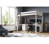 Tera Gaming High Sleeper Bed Frame White