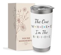 NOOMII Funny Bride to Be Gifts | Best Friend Wedding Gift | Bridal Shower Gifts 20oz Stainless Steel Tumbler