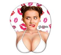 NOONATIVE Personalized Face Photo 3D Mouse Pad,Custom Funny & Naughty Photo 3D Sexy Body Mousepad,Adult Jokes Gifts for Couple Coworker Troll Husband Boyfriend